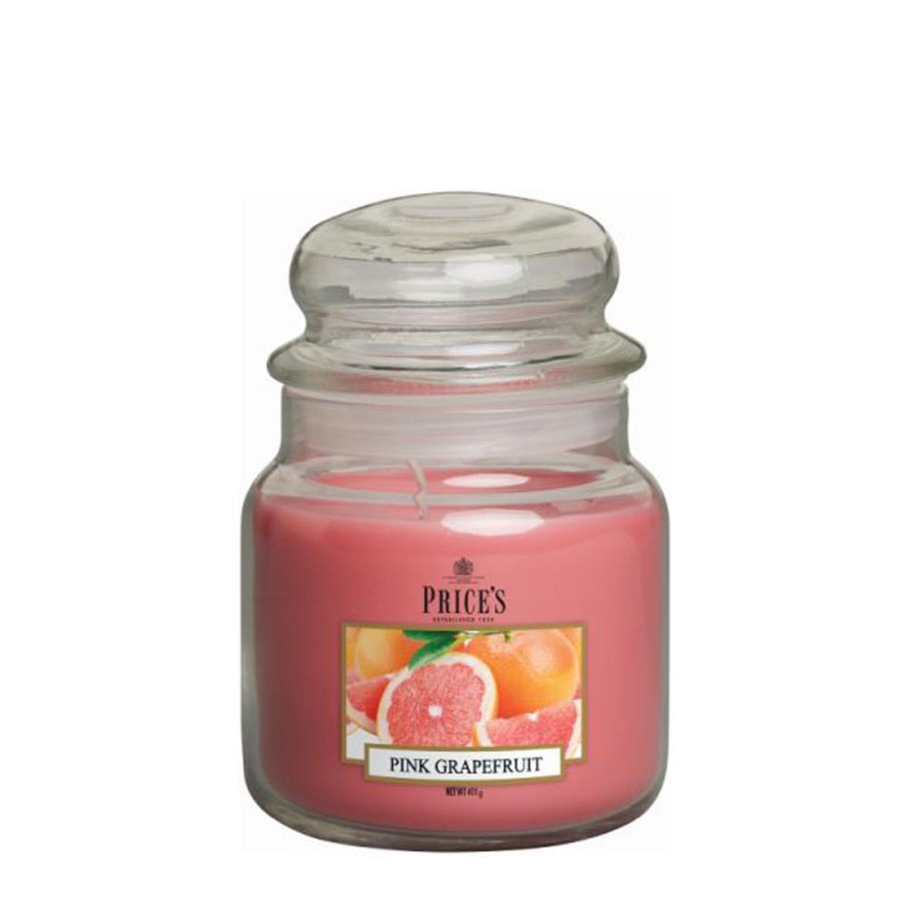 Price's Pink Grapefruit Medium Jar Candle £14.39